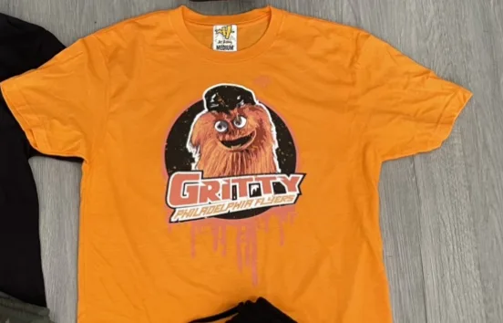 Gritty Shirt (Orange)  Art History 101 Clothing