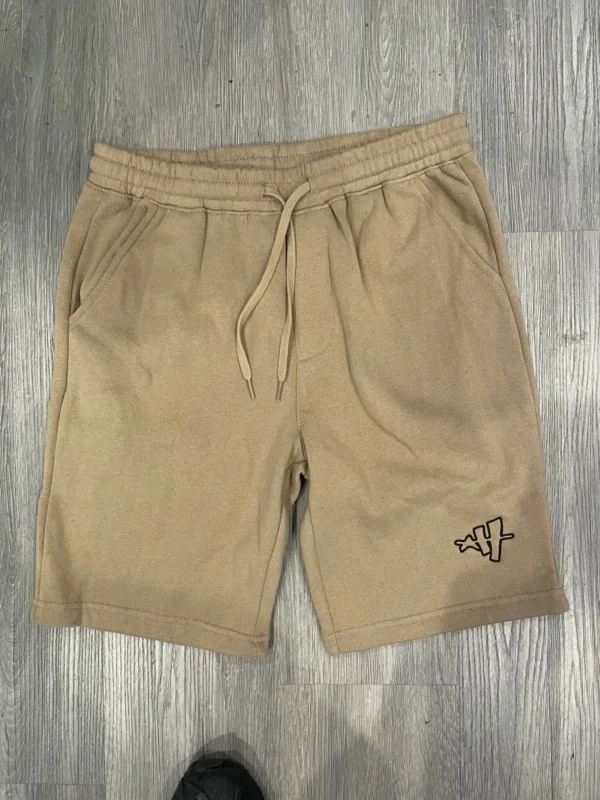 Star H Fleece Shorts (Sandstone)