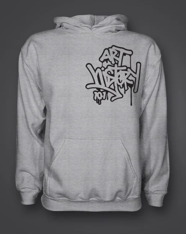 Art History Tag Hoody (Heather Grey)