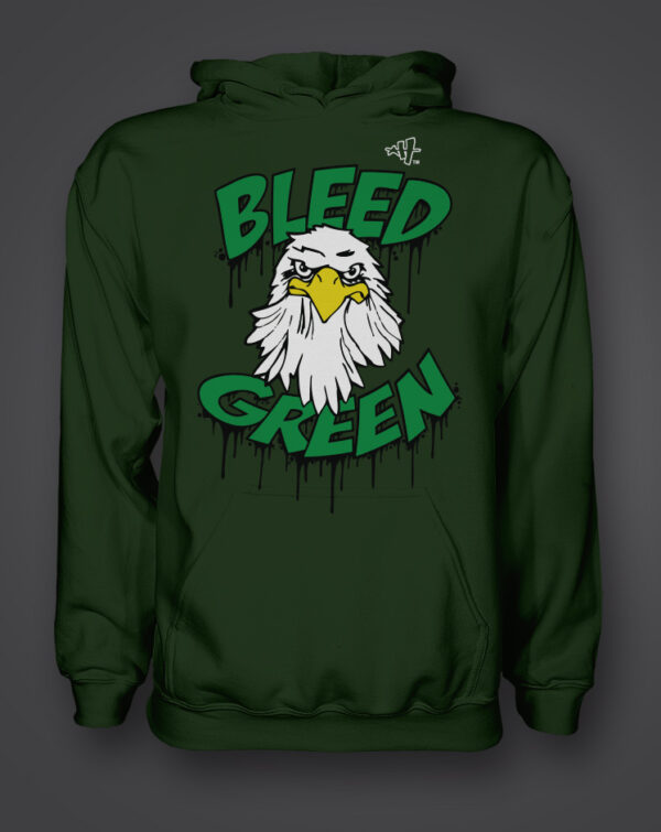 Bleed Green Swoop Hoody