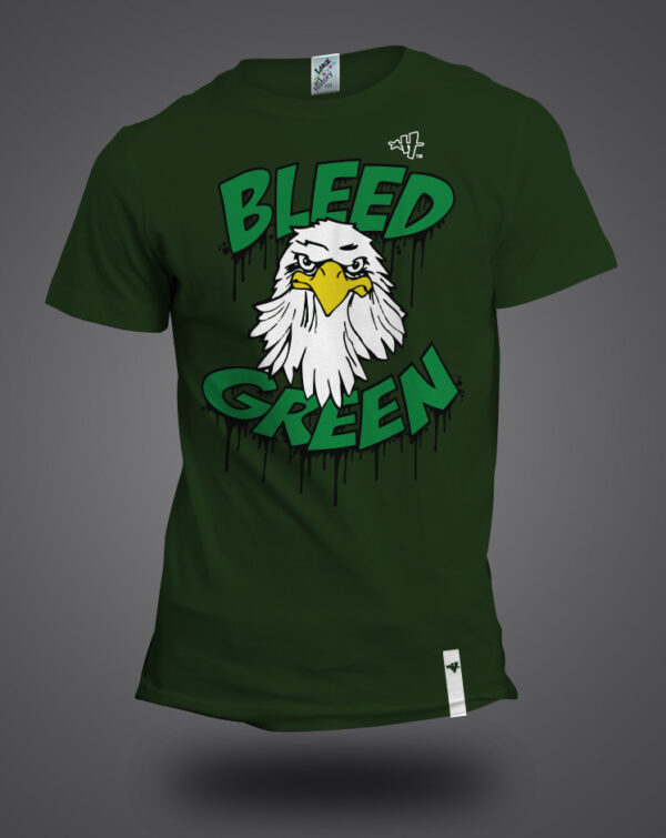Kids/Toddler Bleed Green Swoop Shirt (Green)
