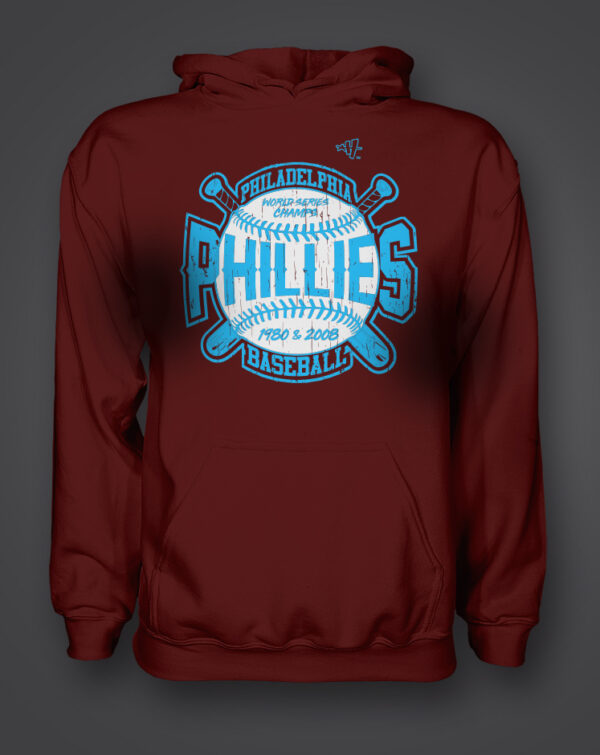 Vintage Phils 2 Time World Champs Hoodie