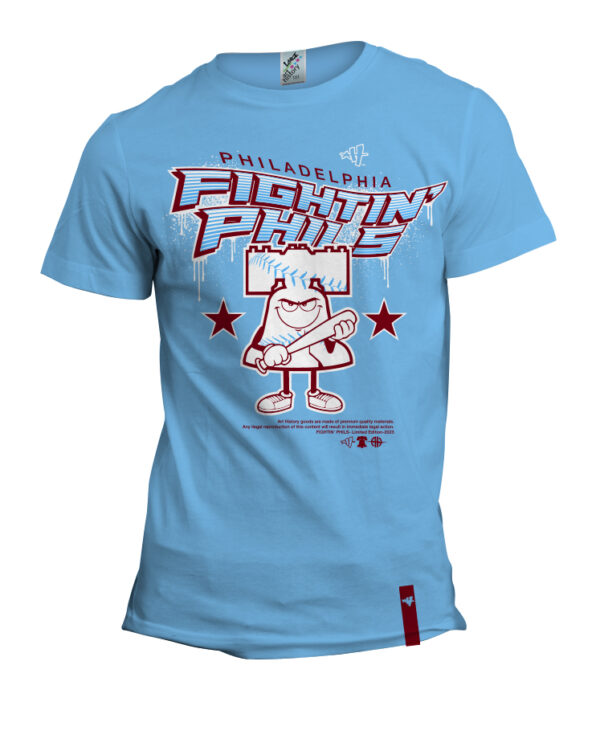 Liberty Bell Mascot Shirt (Baby Blue)
