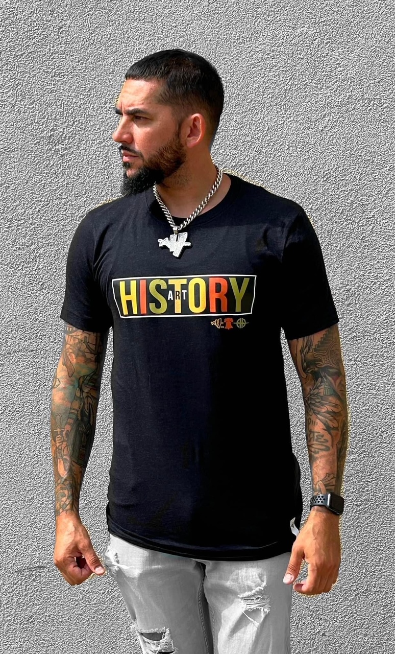 AH Stamp Shirt (Heather Black) | Art History 101 Clothing