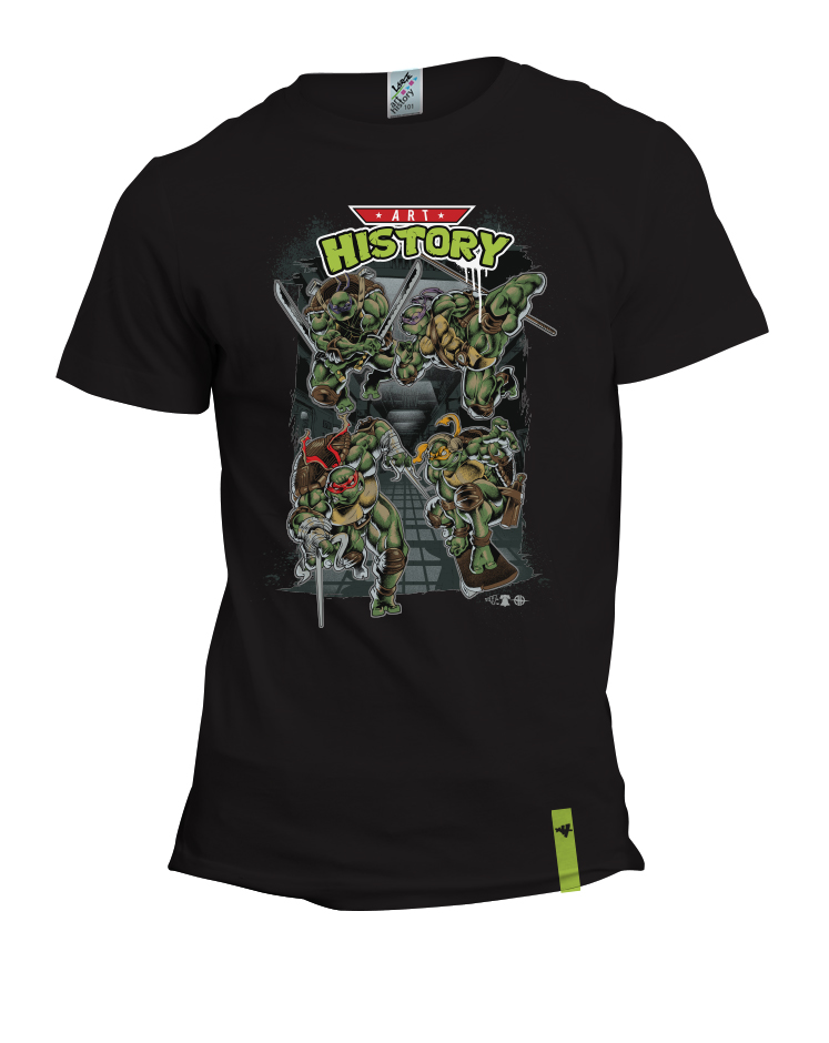 Ninja Turtles Art History Shirt | Art History 101 Clothing