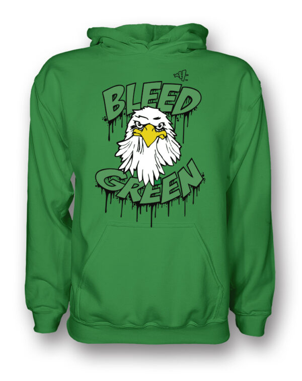 Bleed Green Swoop Hoodie (Kelly Green)