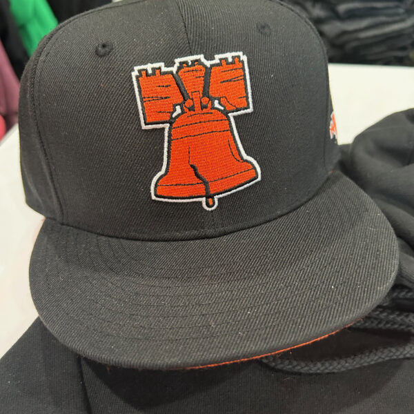 Liberty Bell Snapback (Black & Orange)