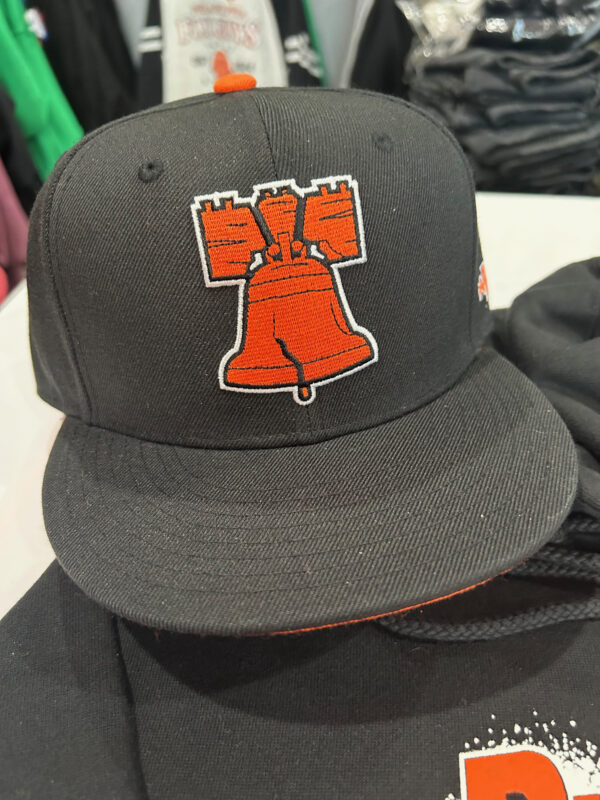 Liberty Bell Snapback (Black & Orange)