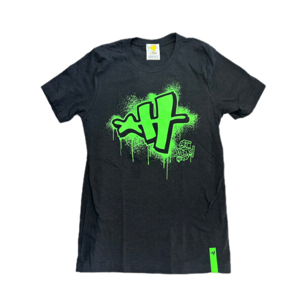 Spray Paint Star H (Neon Green)