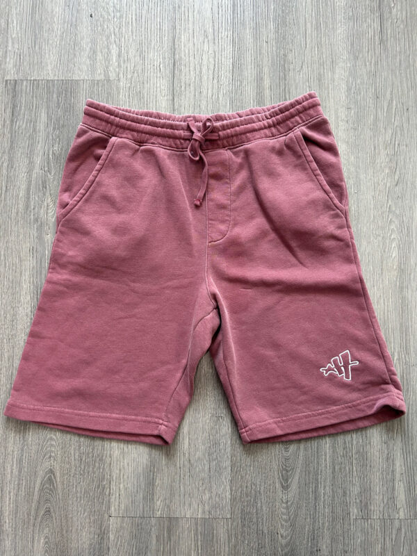Maroon Star H Shorts