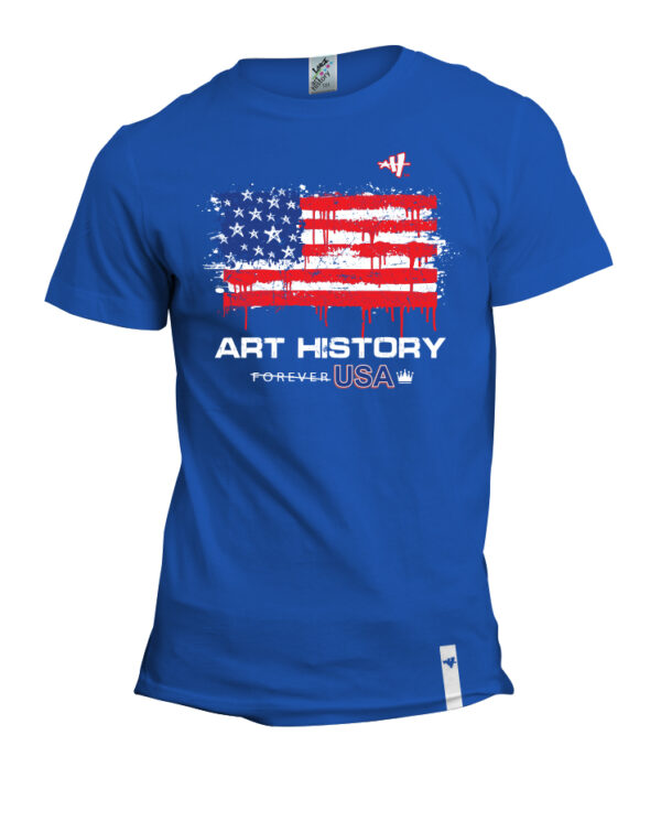 Kids/Toddler RWB Flag Shirt (Royal Blue)