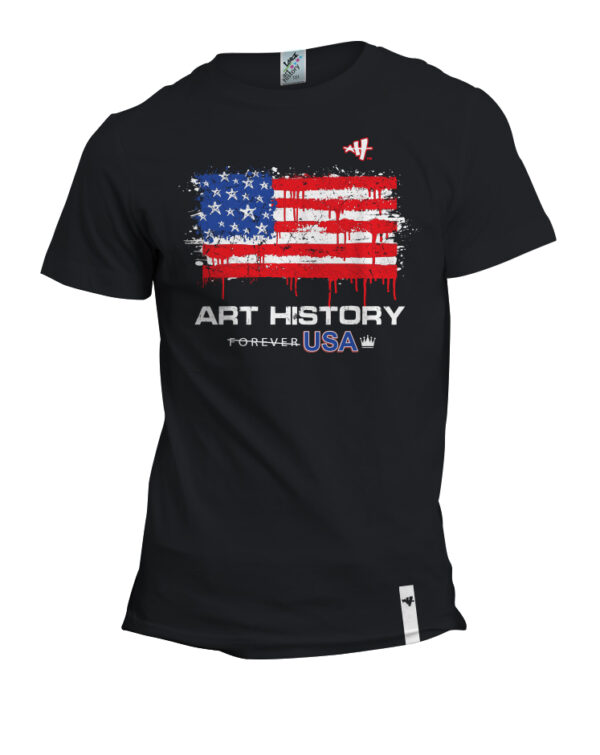 Kids/Toddler RWB Flag Shirt (Black)
