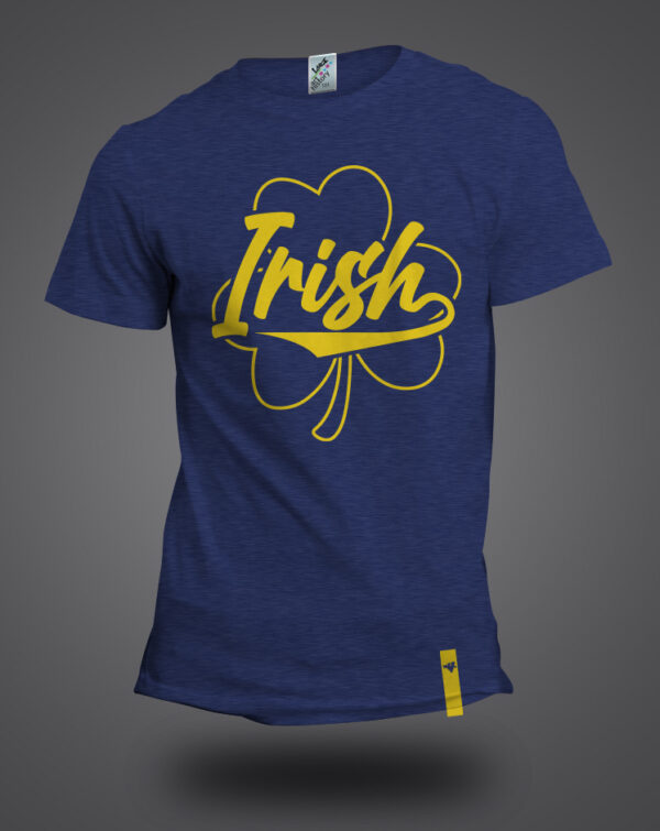 Irish Shamrock Shirt (Navy/Gold)