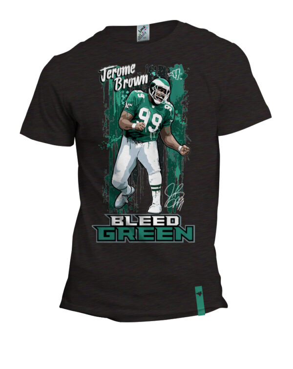 Bleed Green Jerome Brown Shirt
