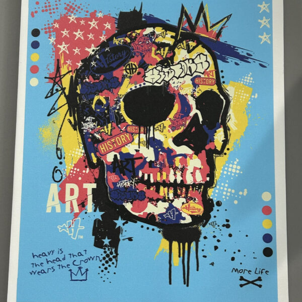 AH Skull Canvas (20" by 16")