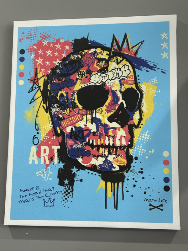 AH Skull Canvas (20" by 16")