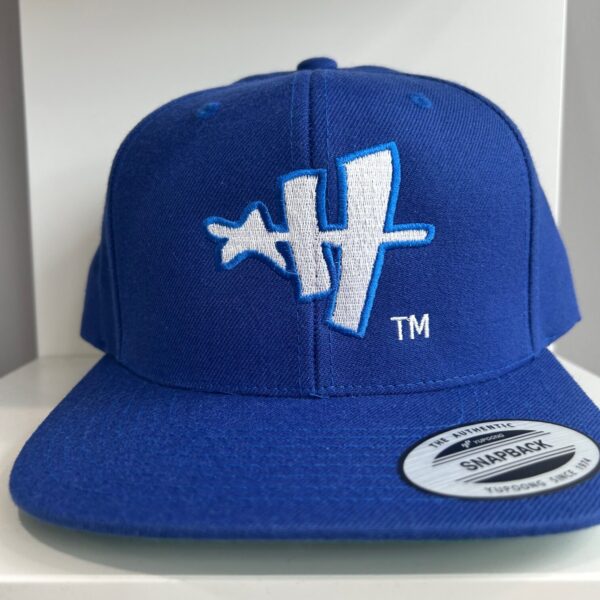 Star H Snapback (Royal Blue & White)