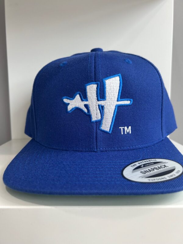 Star H Snapback (Royal Blue & White)