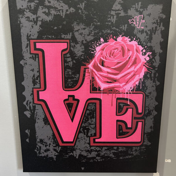 Love Rose Canvas (20" by 16")