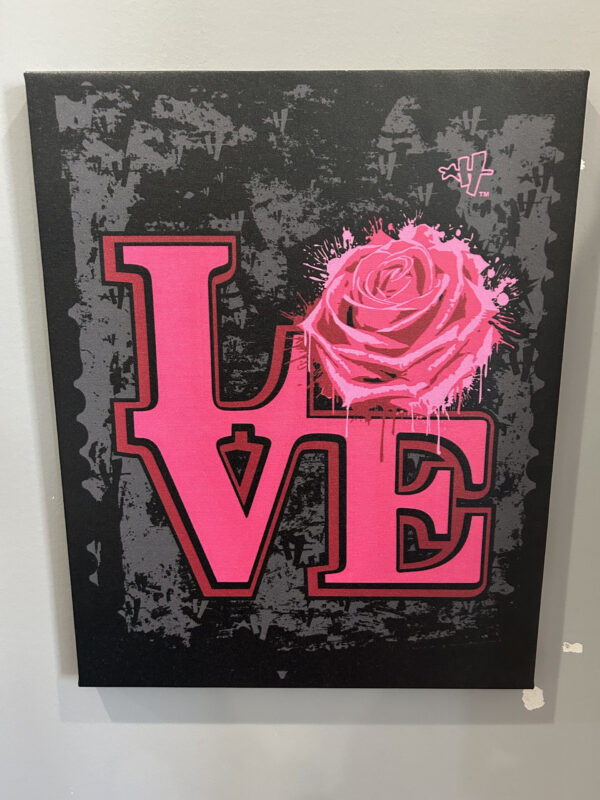 Love Rose Canvas (20" by 16")