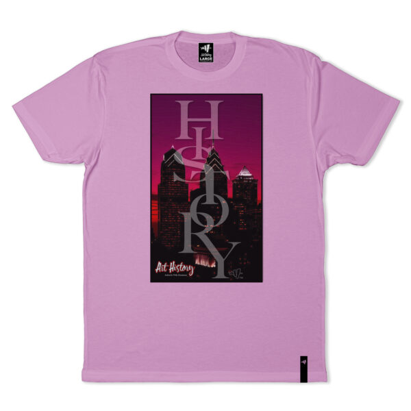 Sunset in the City Shirt (Lilac)
