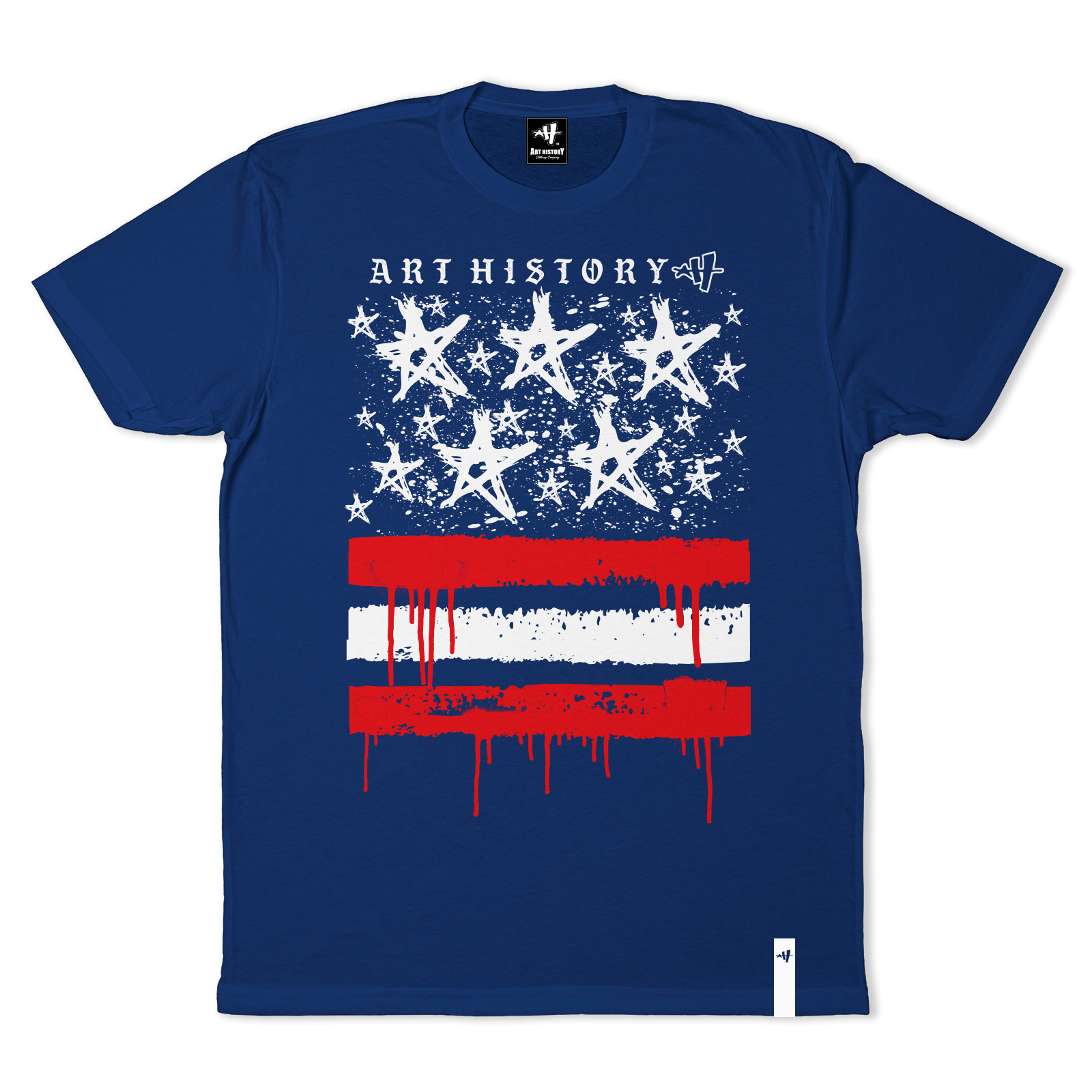 Bleed the Flag Shirt (Heather Navy)